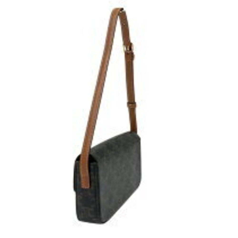 Celine Claude shoulder bag Tan Triomphe canvas - Picture 3 of 11